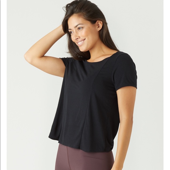 NWT Glyder UPLIFT TEE: BLACK, size Medium - Picture 2 of 5